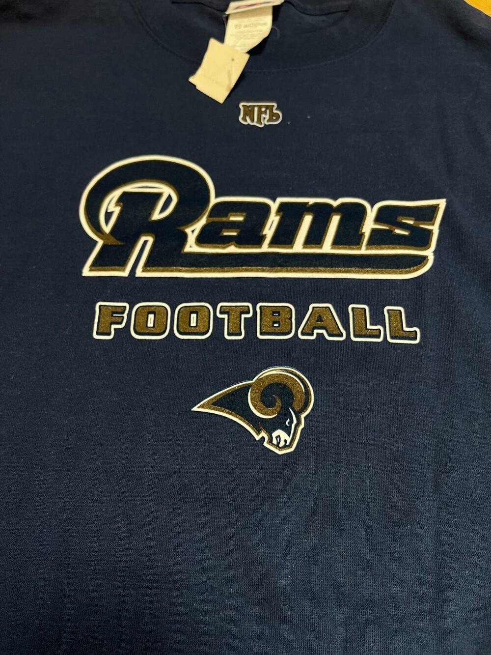 Vintage St Louis Rams T-Shirt Mens Large CSA 1996 Blue Short Sleeve NOS